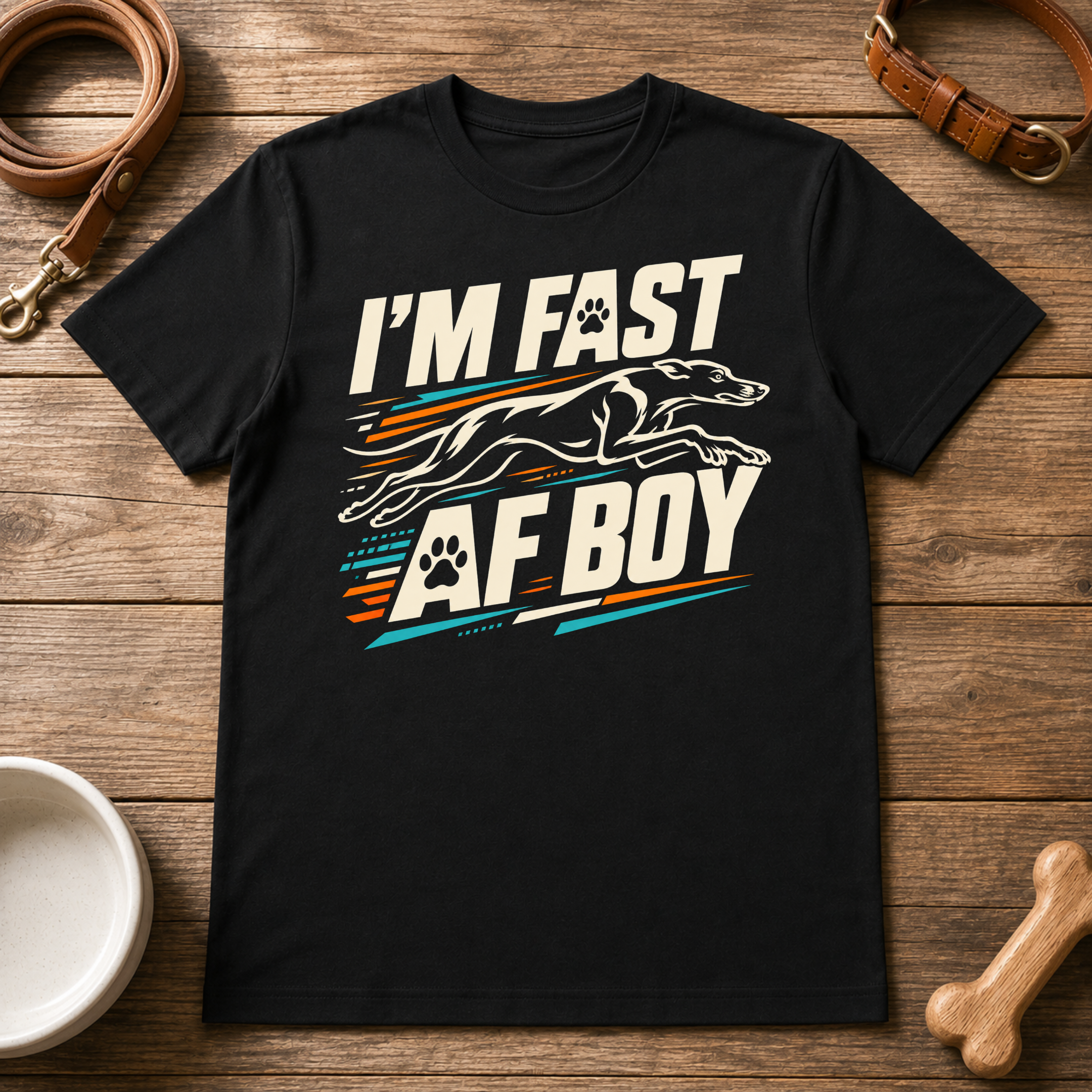 Greyhound I'm Fast AF Boy T-Shirt