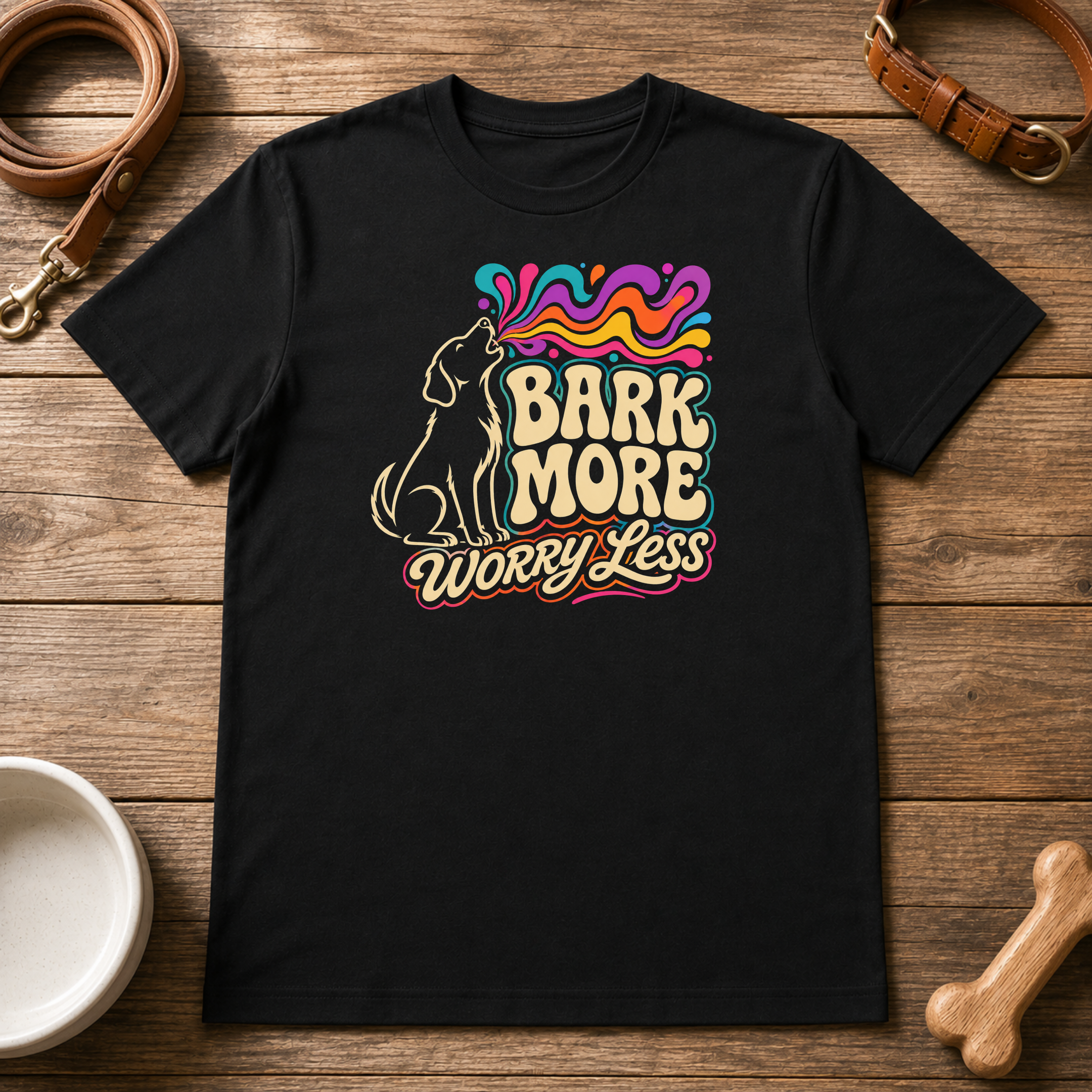 Bark More Worry Less T-Shirt
