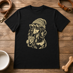 Dachshund Drinking Coffee T-Shirt