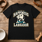 The Key to Happiness is a Labrador T-Shirt