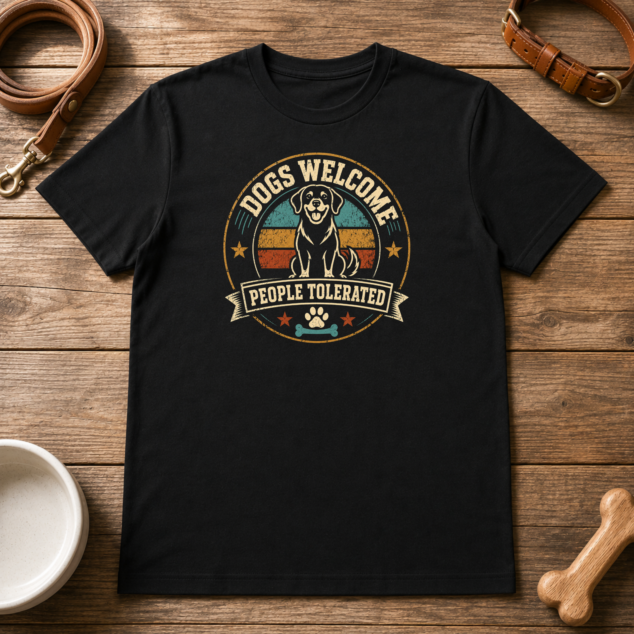 Dogs Welcome People Tolerated T-Shirt