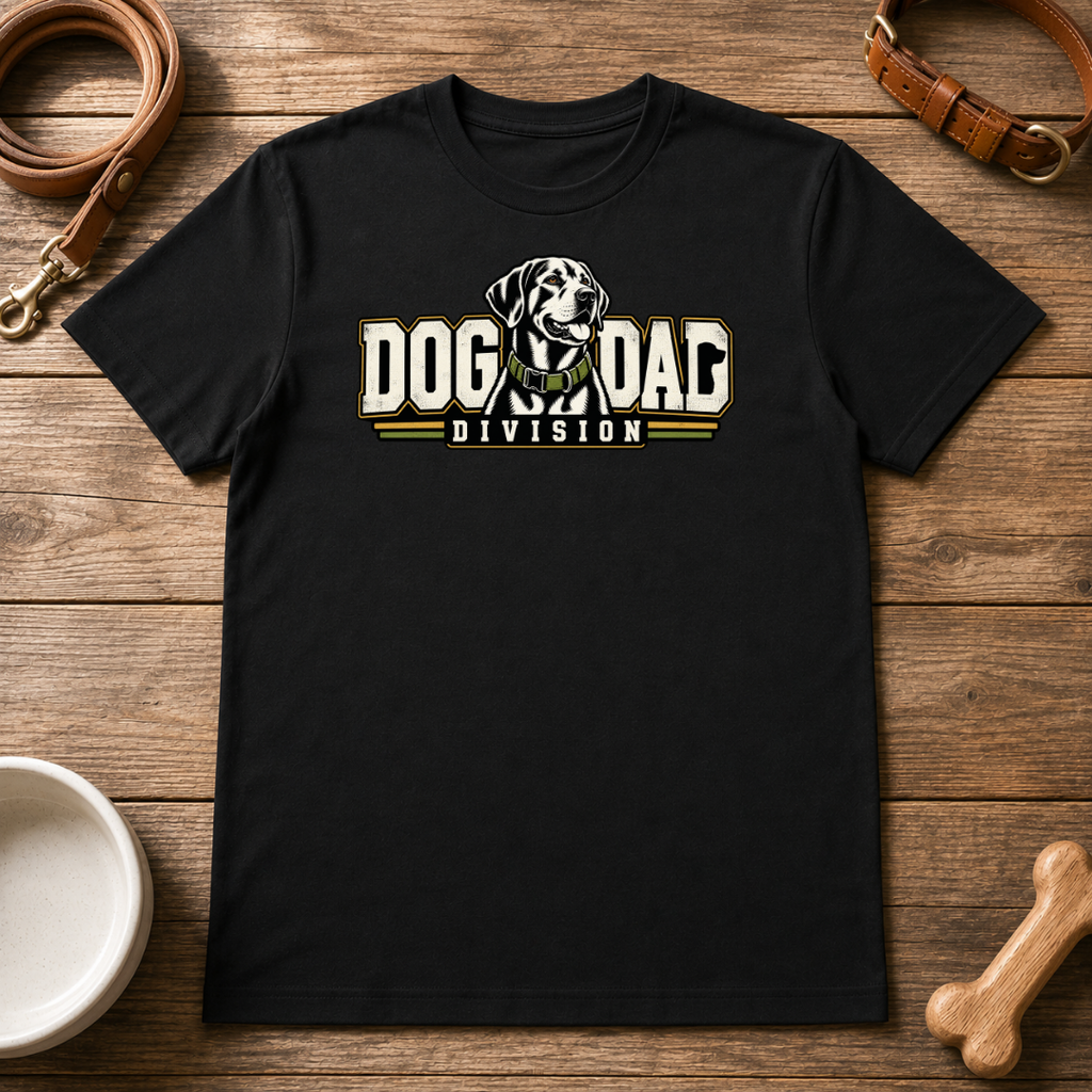 Dog Dad Division T-Shirt