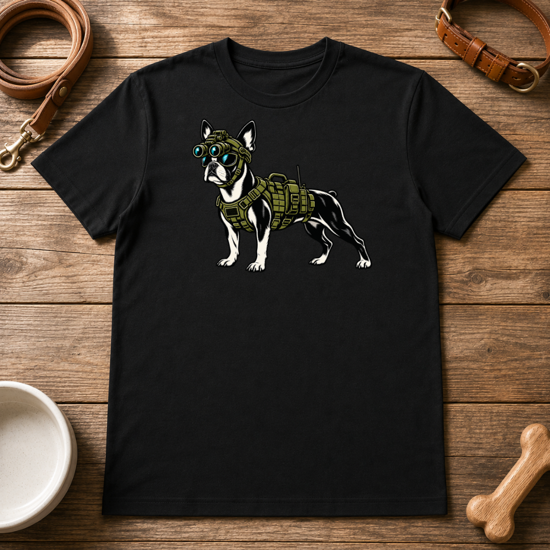Tactical Boston Terrier T-Shirt