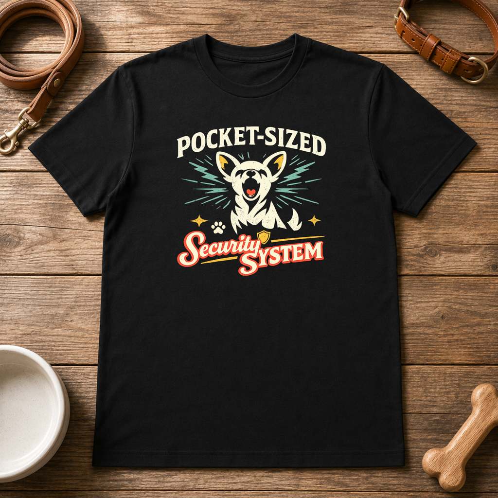 Pocket-Sized Security System T-Shirt