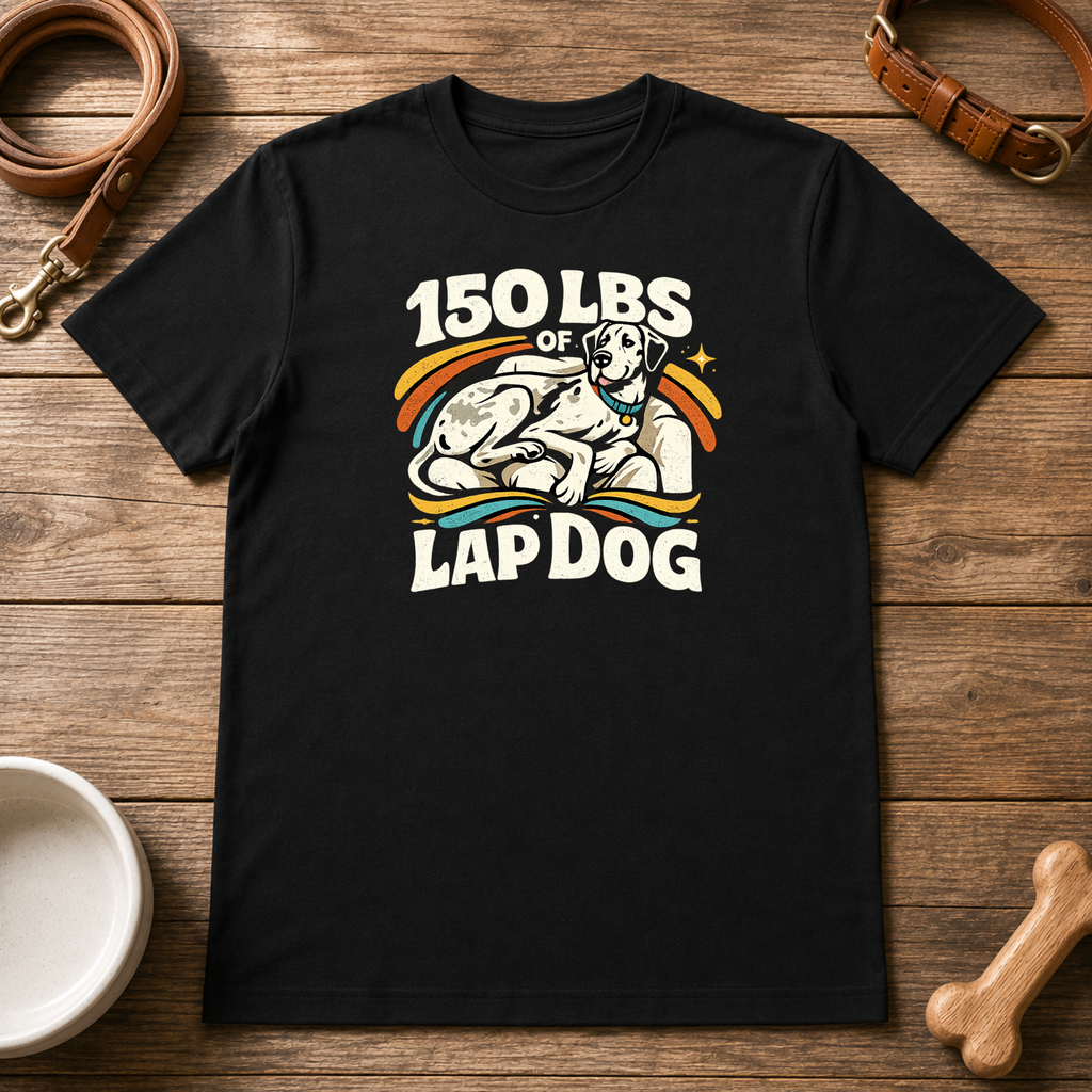 Great Dane 150 LBS of Lap Dog T-Shirt