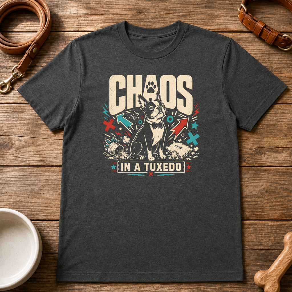 Chaos in a Tuxedo T-Shirt