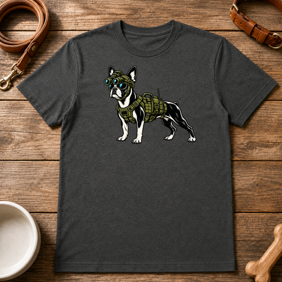 Tactical Boston Terrier T-Shirt