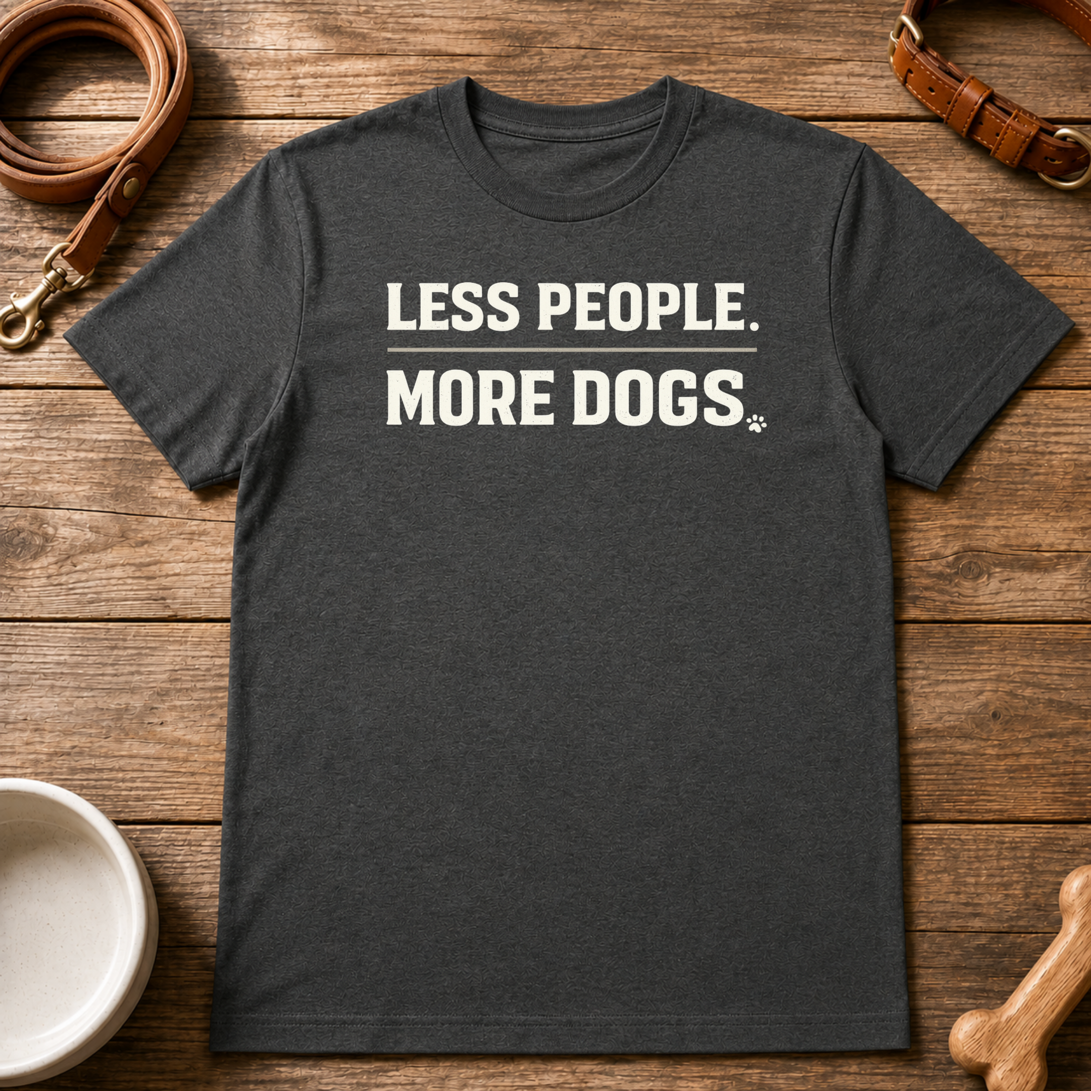 Less People More Dogs T-Shirt