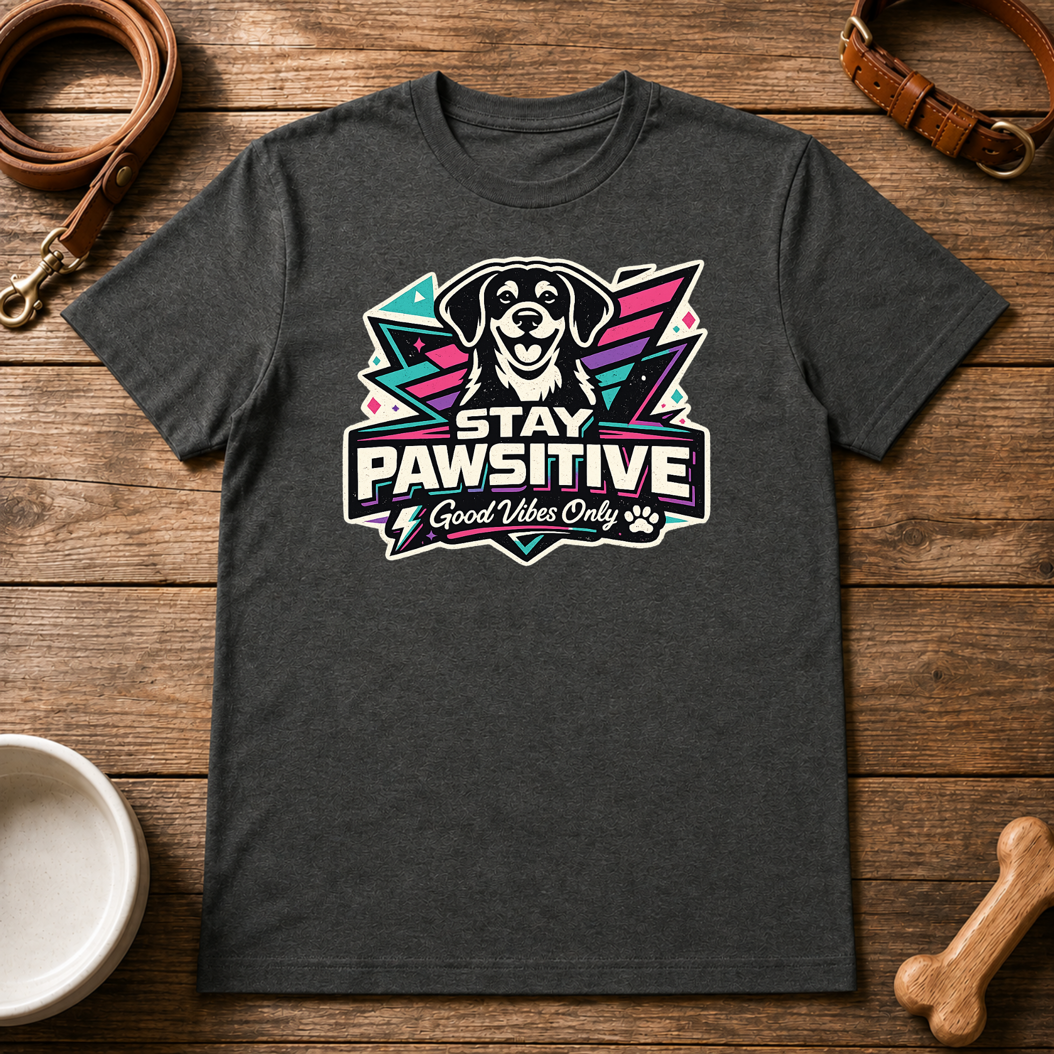 Stay Pawsitive T-Shirt