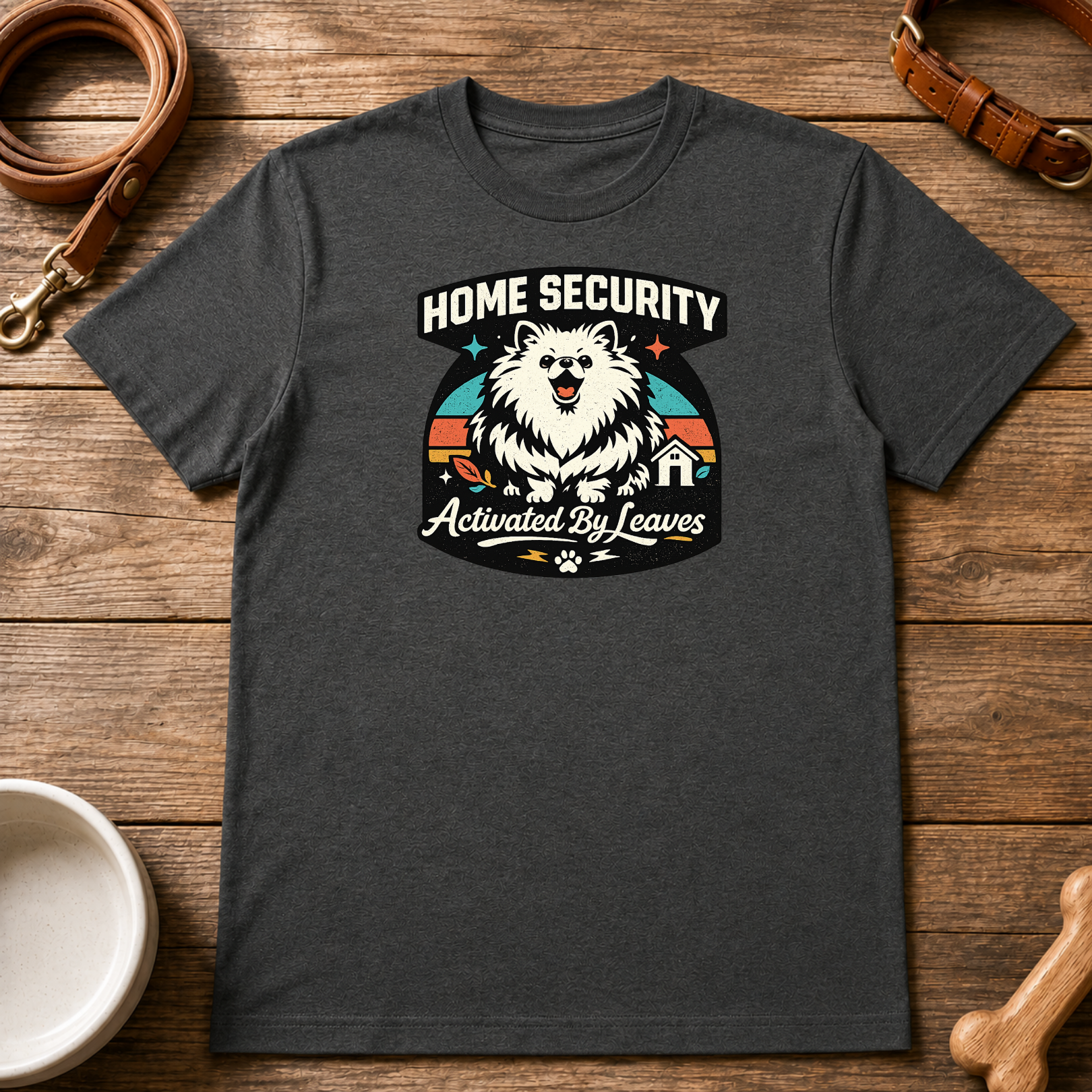 Home Security Activated By Leaves T-Shirt