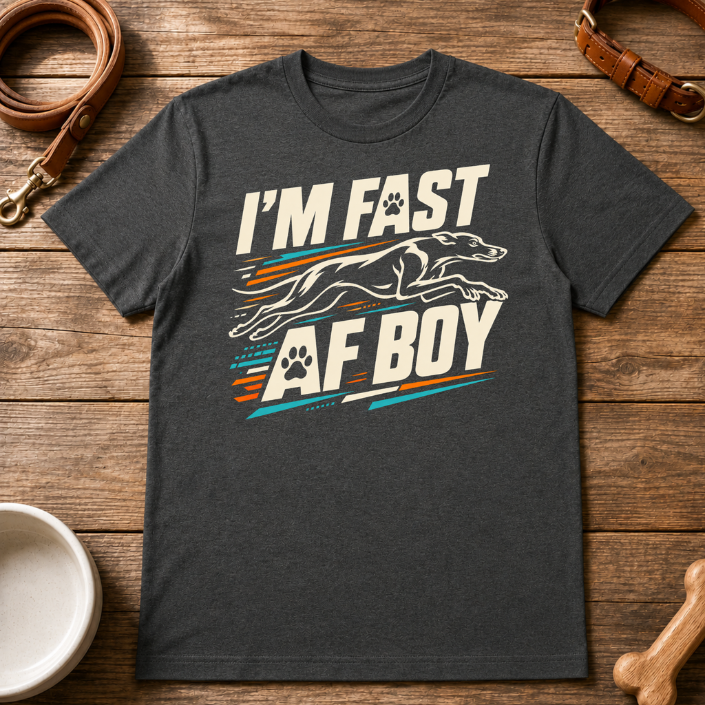 Greyhound I'm Fast AF Boy T-Shirt