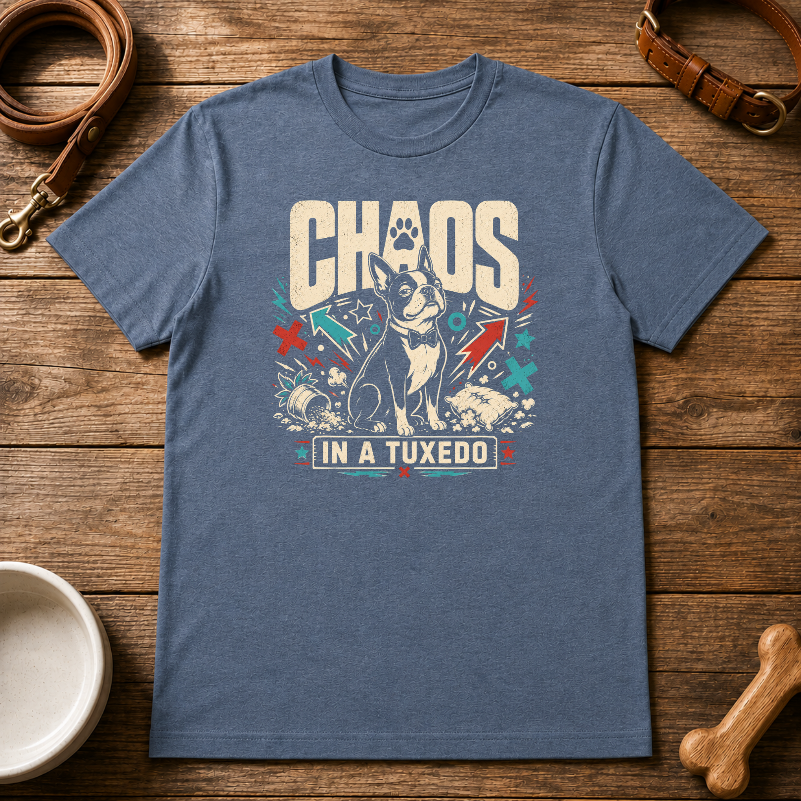 Chaos in a Tuxedo T-Shirt