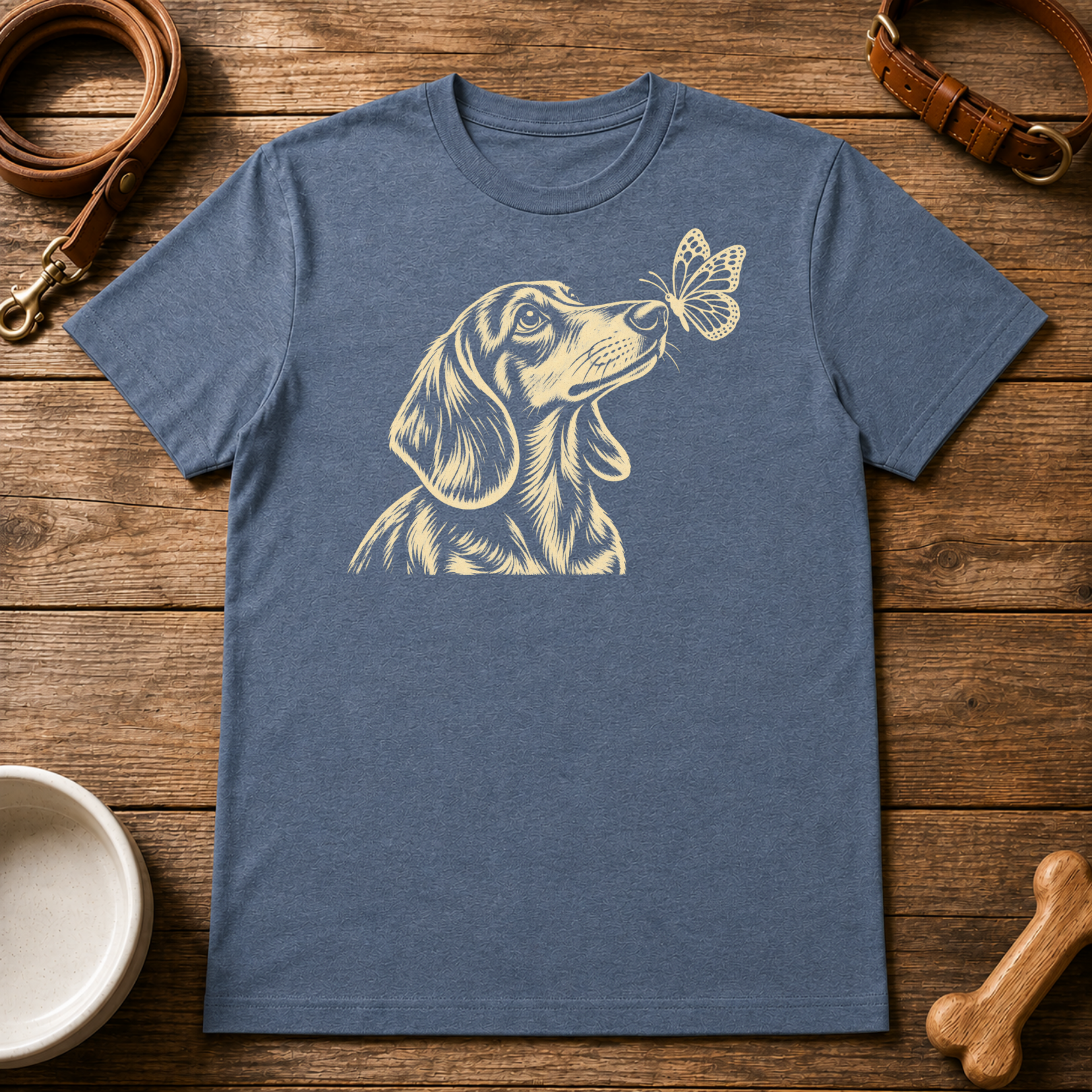 Dachshund Butterfly T-Shirt