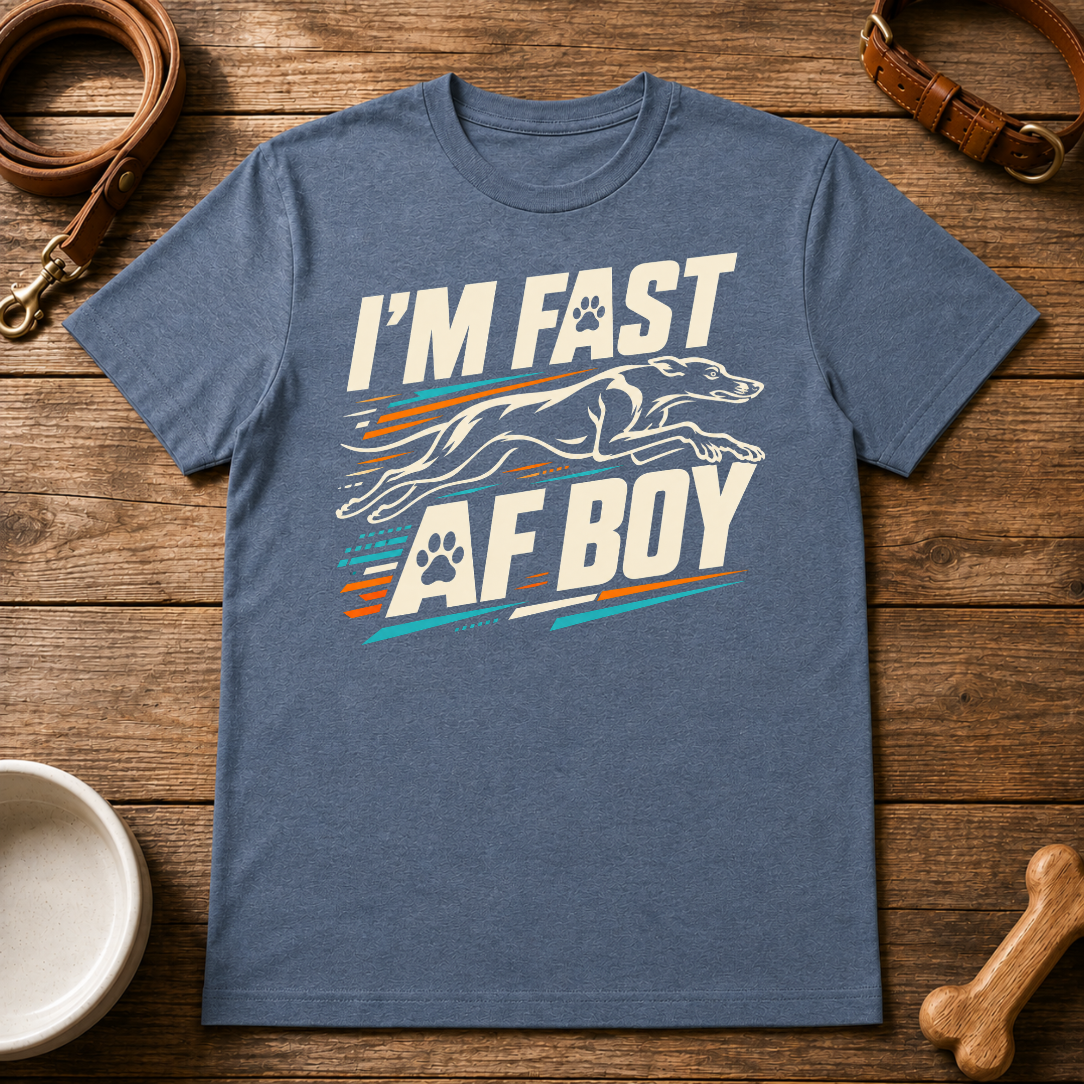 Greyhound I'm Fast AF Boy T-Shirt