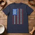 Dog American Flag T-Shirt