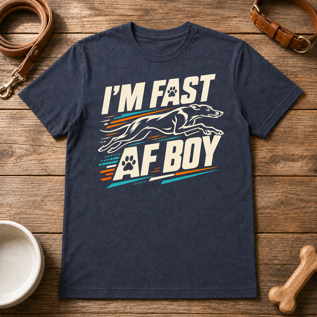 Greyhound I'm Fast AF Boy T-Shirt