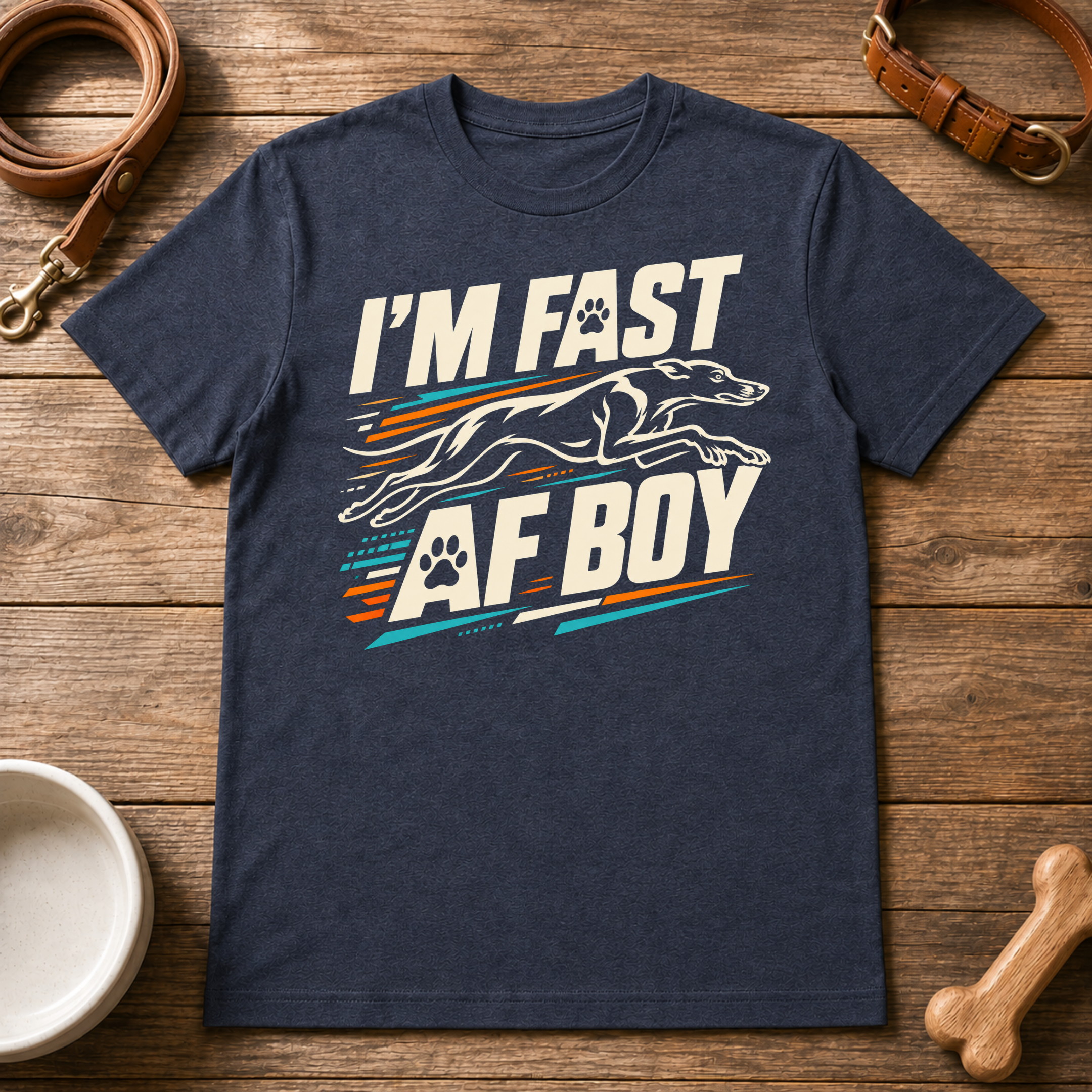 Greyhound I'm Fast AF Boy T-Shirt
