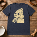 Doodle Drinking Iced Coffee T-Shirt