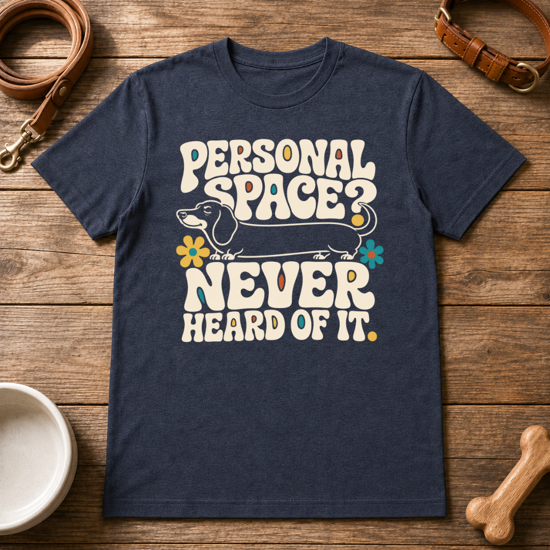 Dachshund | Personal Space, Never Heard of it T-Shirt