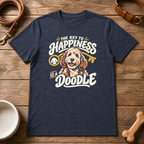 The Key to Happiness is a Doodle T-Shirt