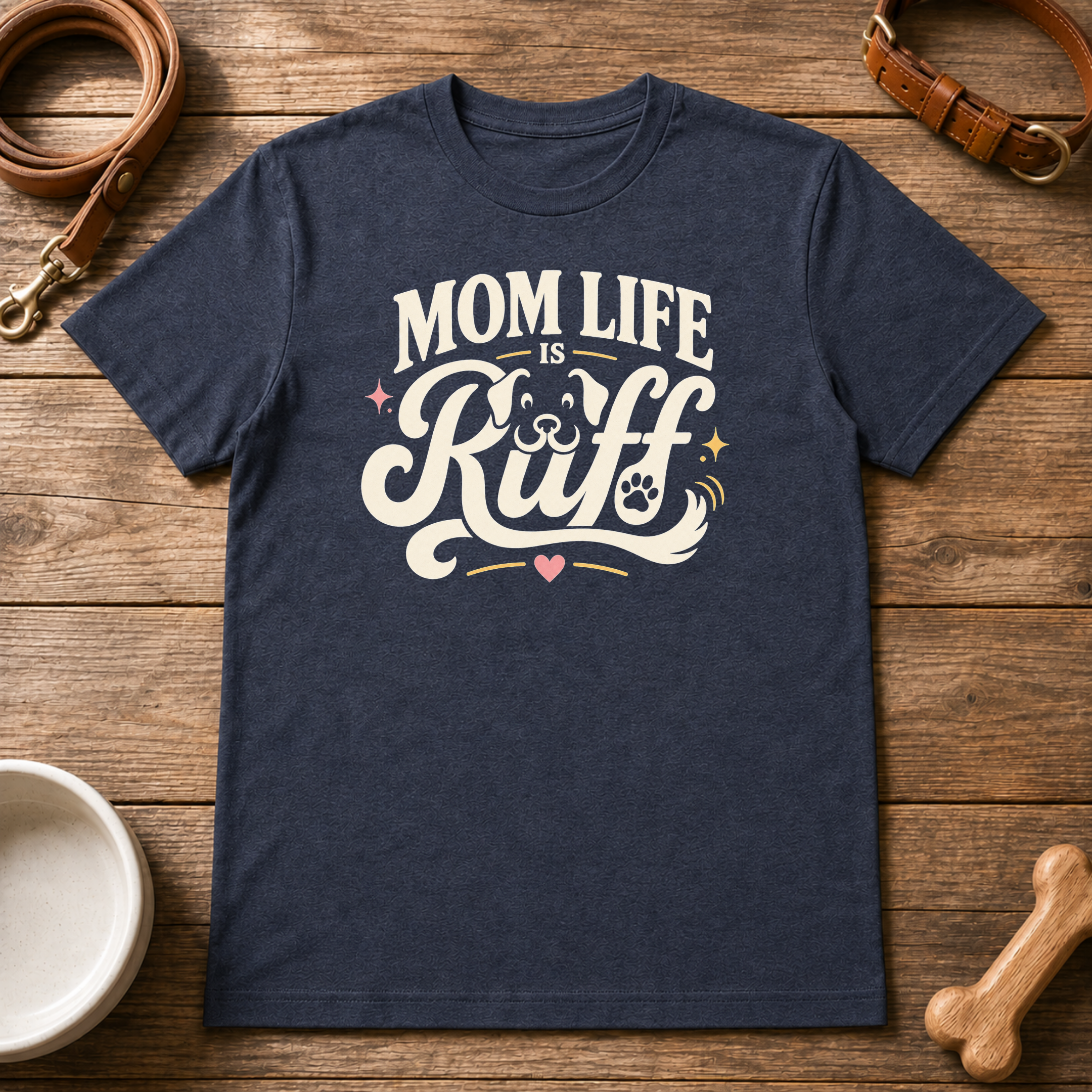 Mom Life is Ruff T-Shirt
