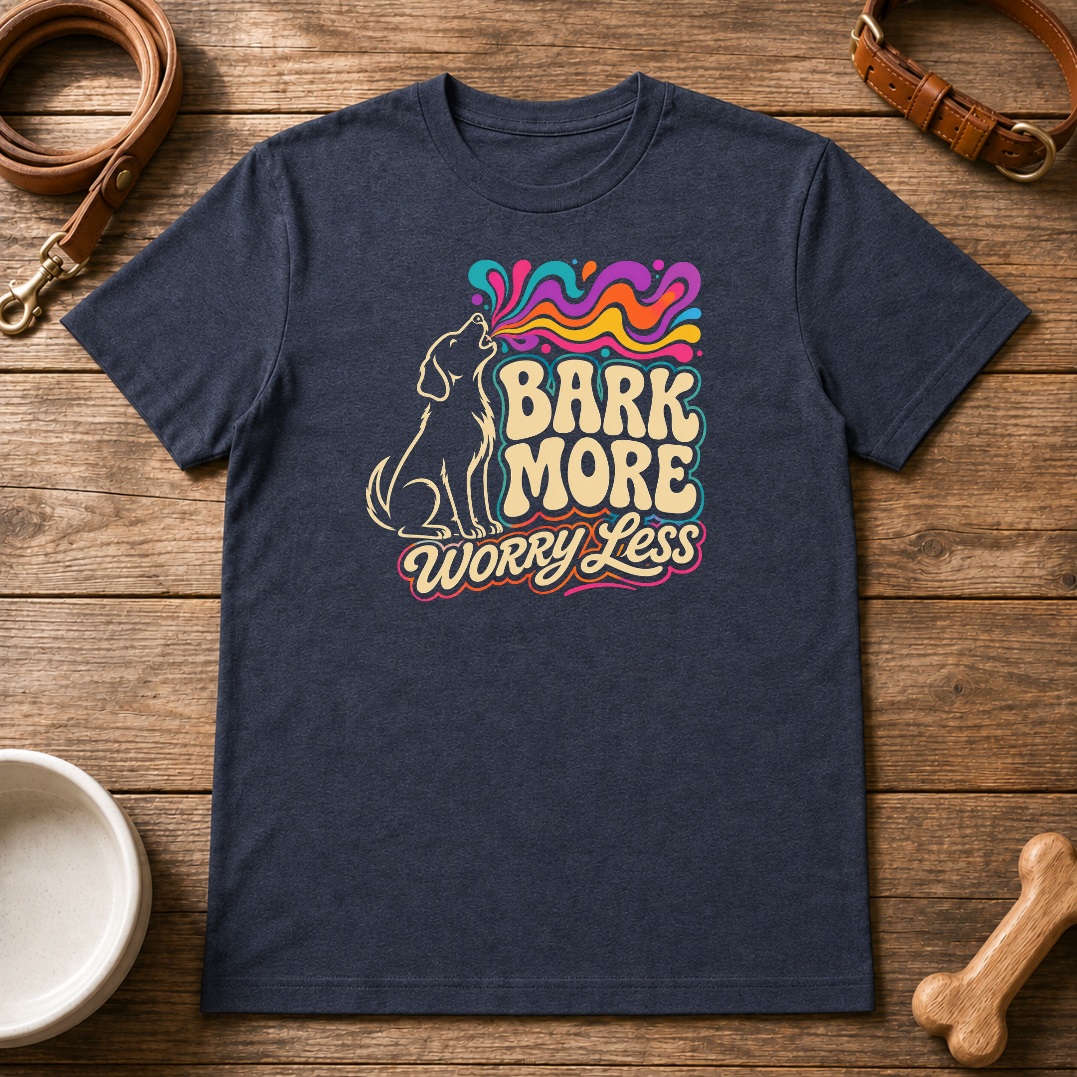 Bark More Worry Less T-Shirt