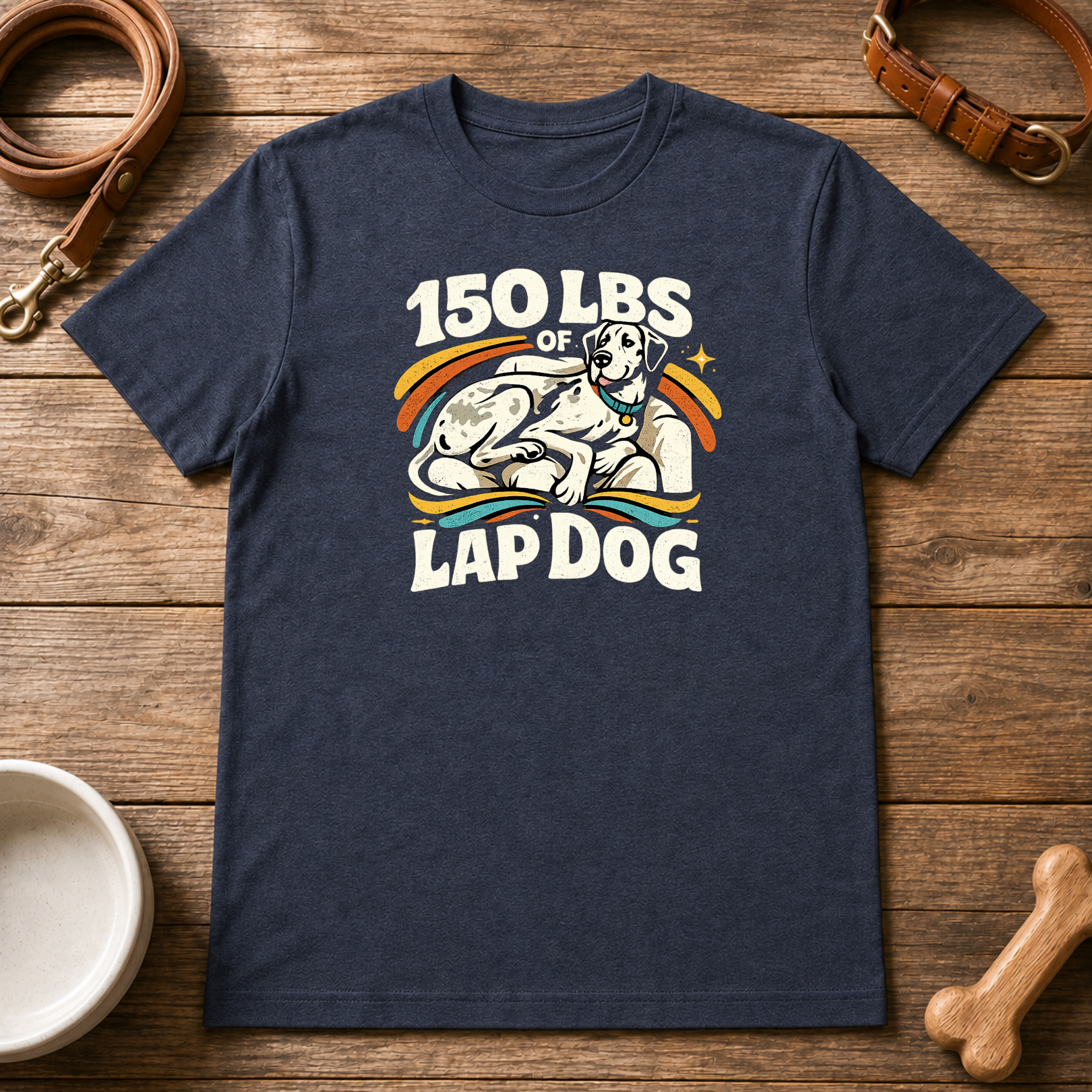 Great Dane 150 LBS of Lap Dog T-Shirt