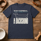 The Key to Happiness is a Dachshund T-Shirt