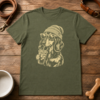 Dachshund Drinking Coffee T-Shirt