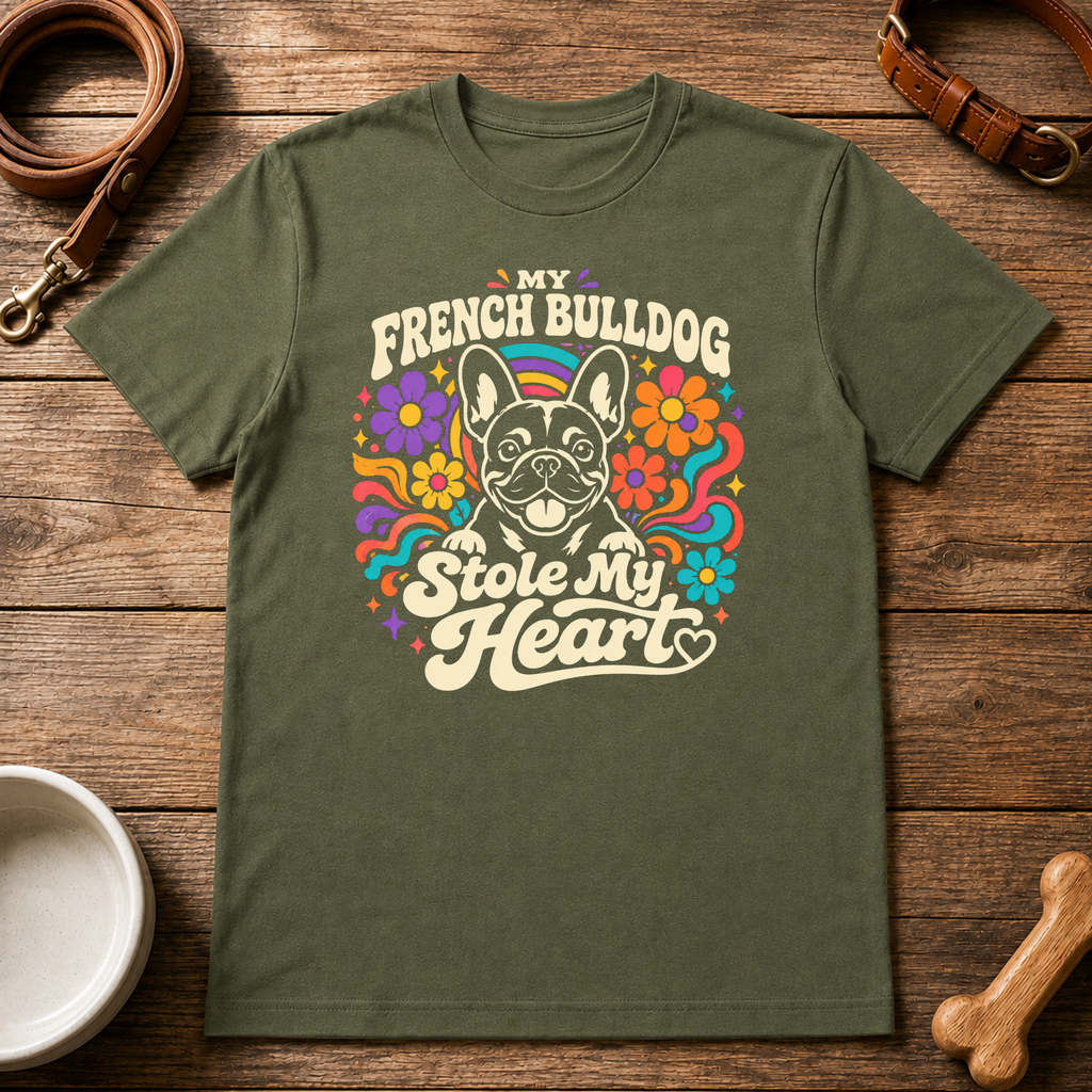 My English Bulldog Stole My Heart T-Shirt