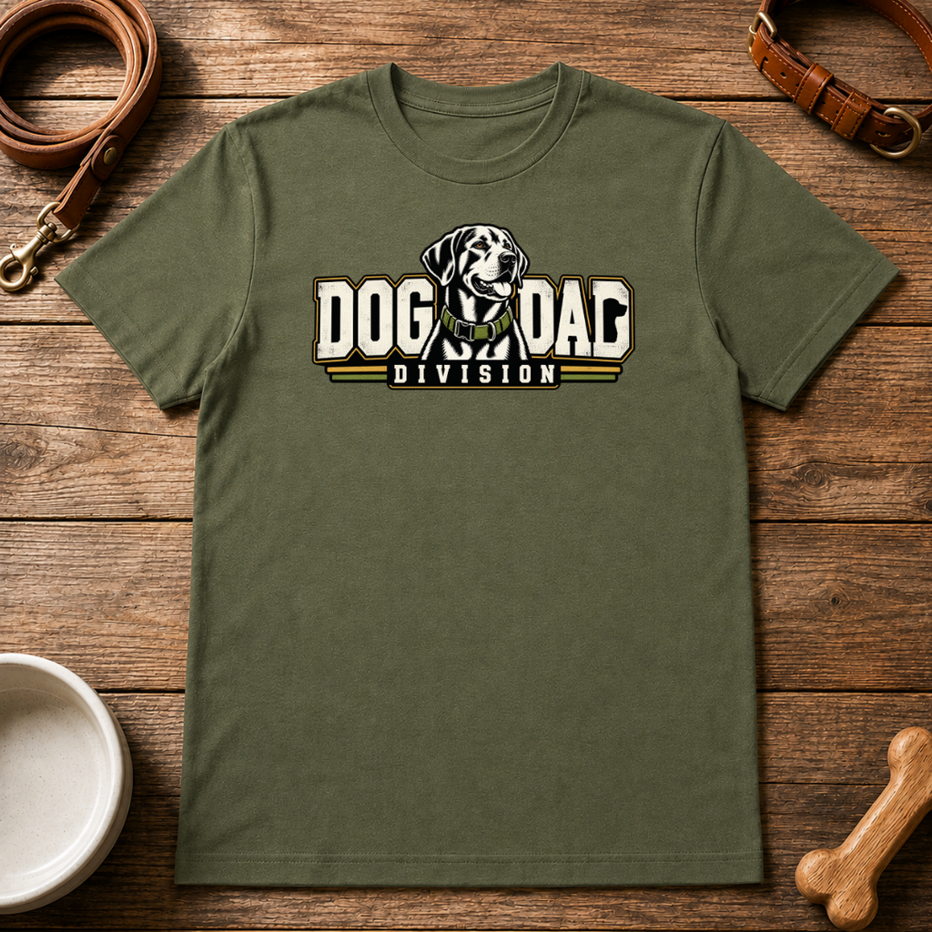 Dog Dad Division T-Shirt