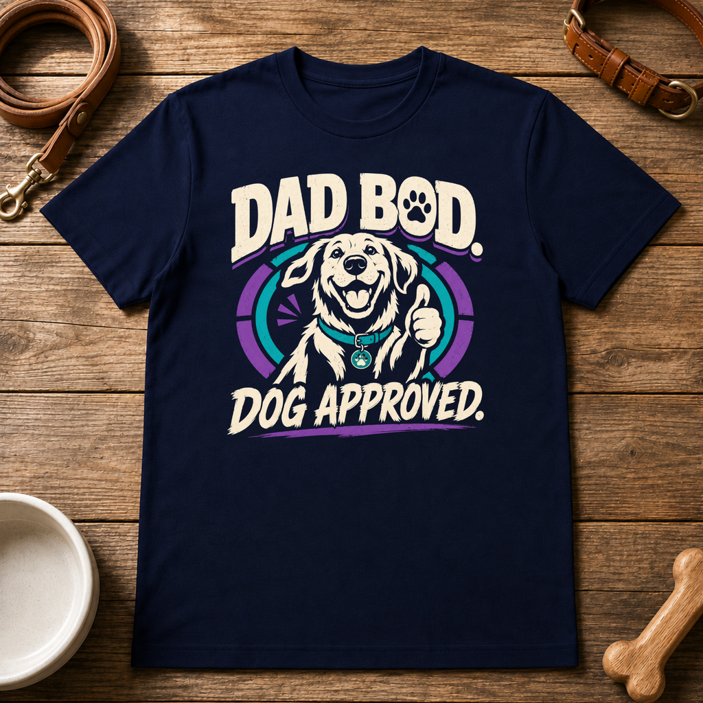 Dad Bod Dog Approved T-Shirt