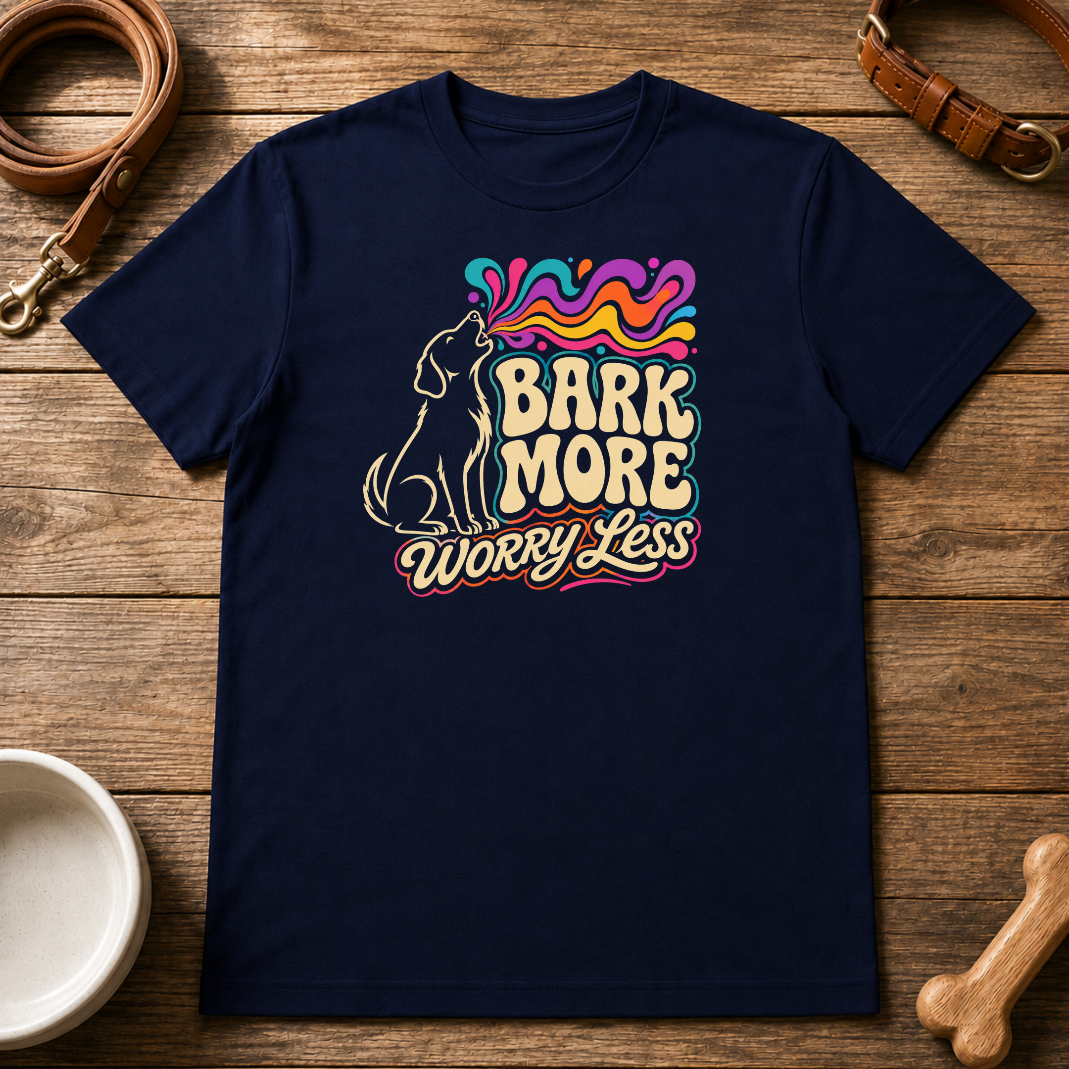 Bark More Worry Less T-Shirt