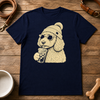 Doodle Drinking Iced Coffee T-Shirt
