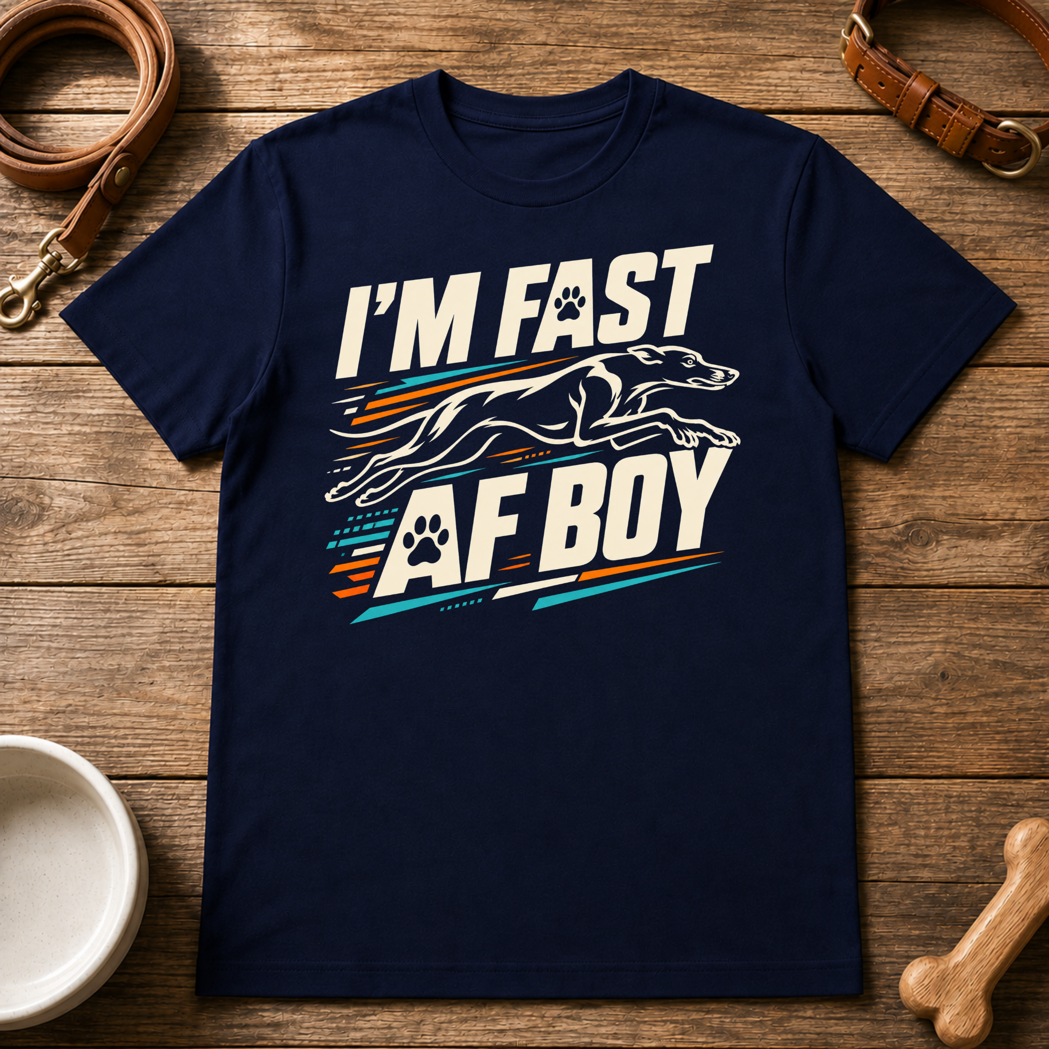 Greyhound I'm Fast AF Boy T-Shirt
