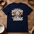 The Key to Happiness is a Doodle T-Shirt