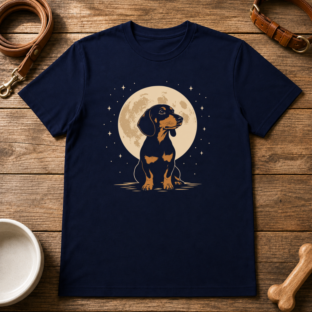 Moon Dachshund T-Shirt