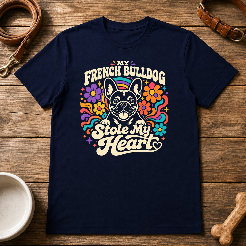 My English Bulldog Stole My Heart T-Shirt