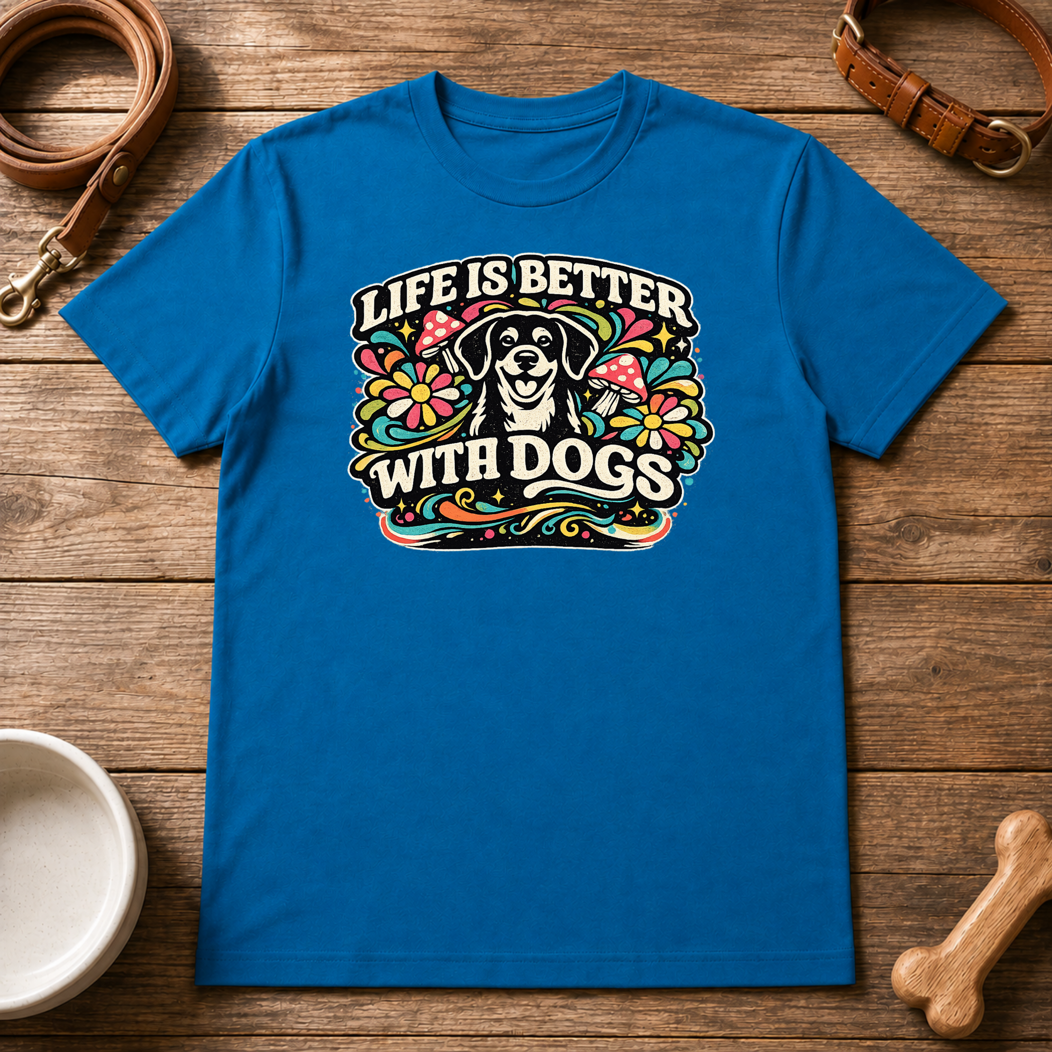 Life is Better with Dogs T-Shirt