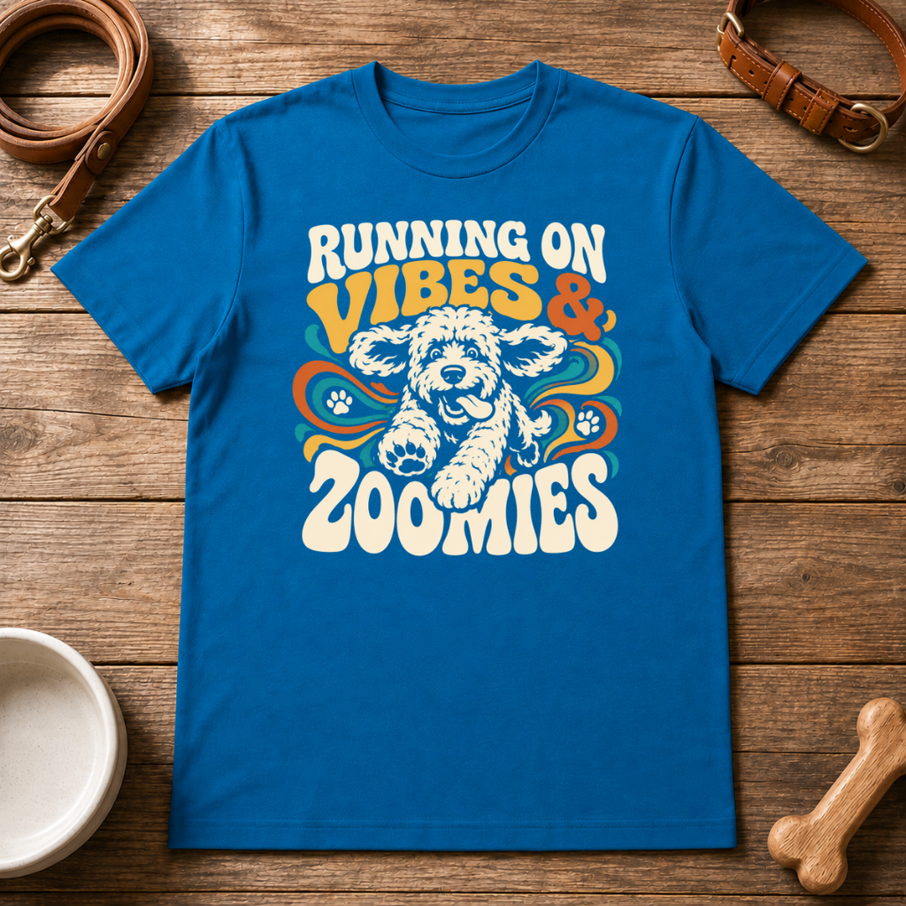 Doodle | Running on Vibes and Zoomies T-Shirt
