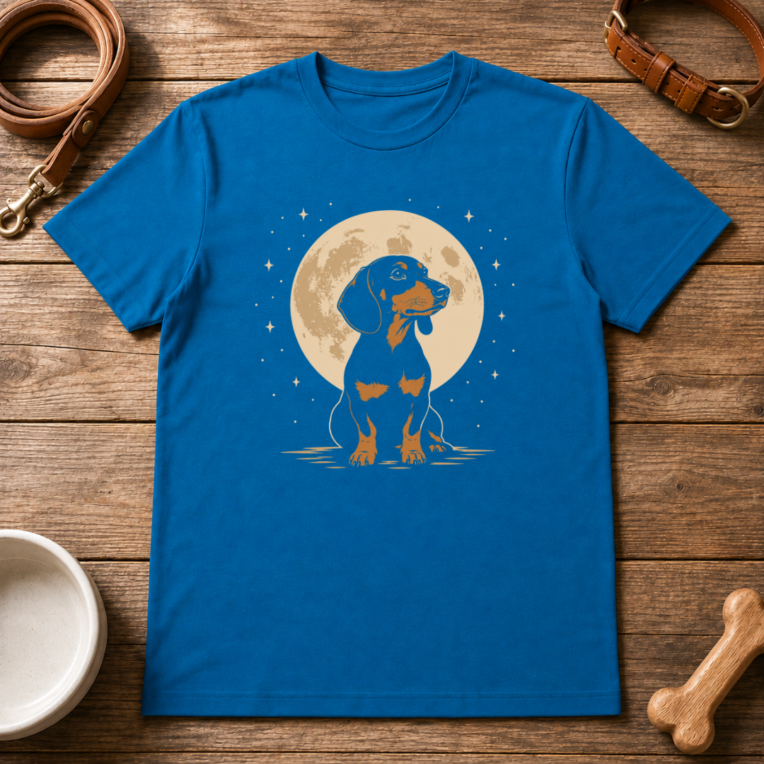 Moon Dachshund T-Shirt