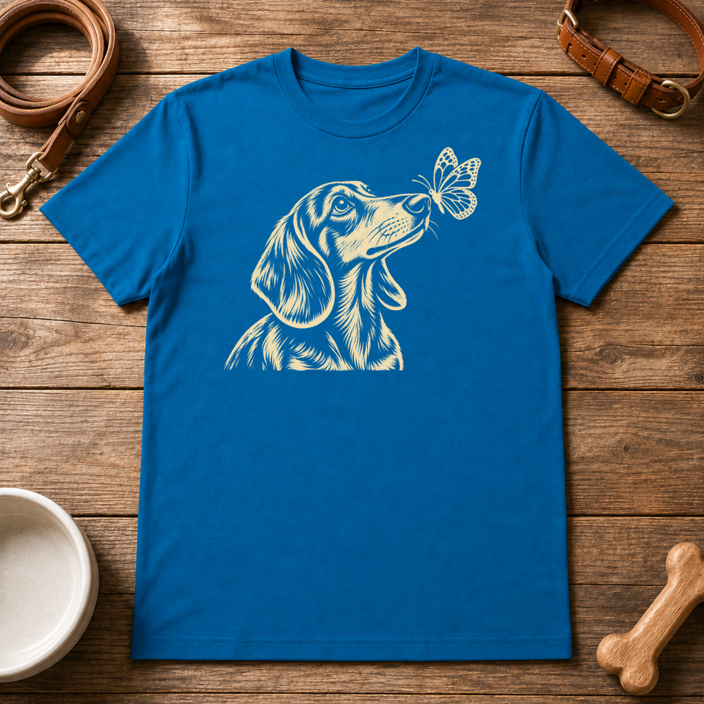 Dachshund Butterfly T-Shirt
