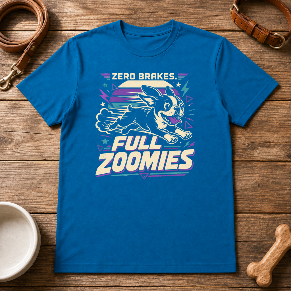 Boston Terrier Zero Brakes T-Shirt
