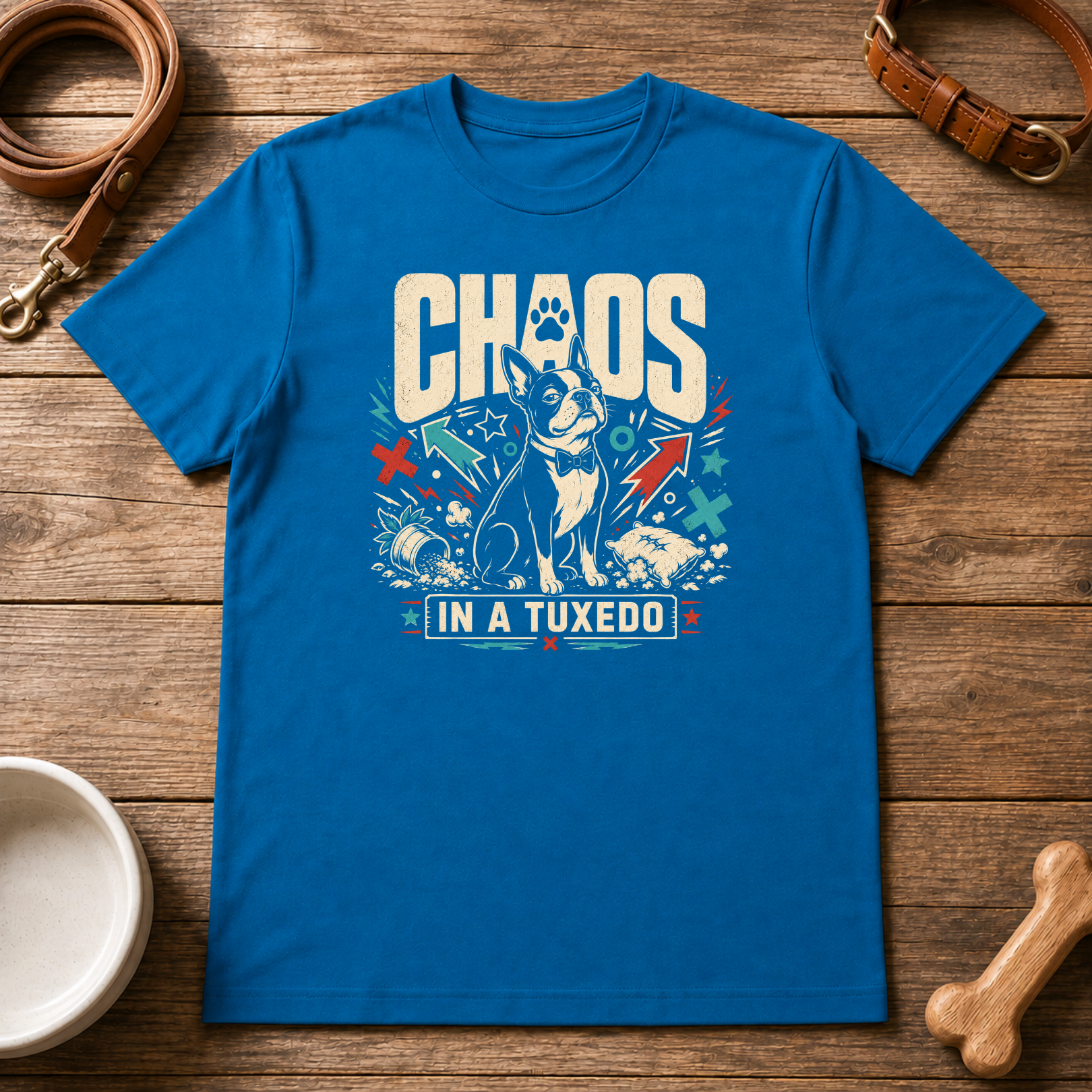 Chaos in a Tuxedo T-Shirt