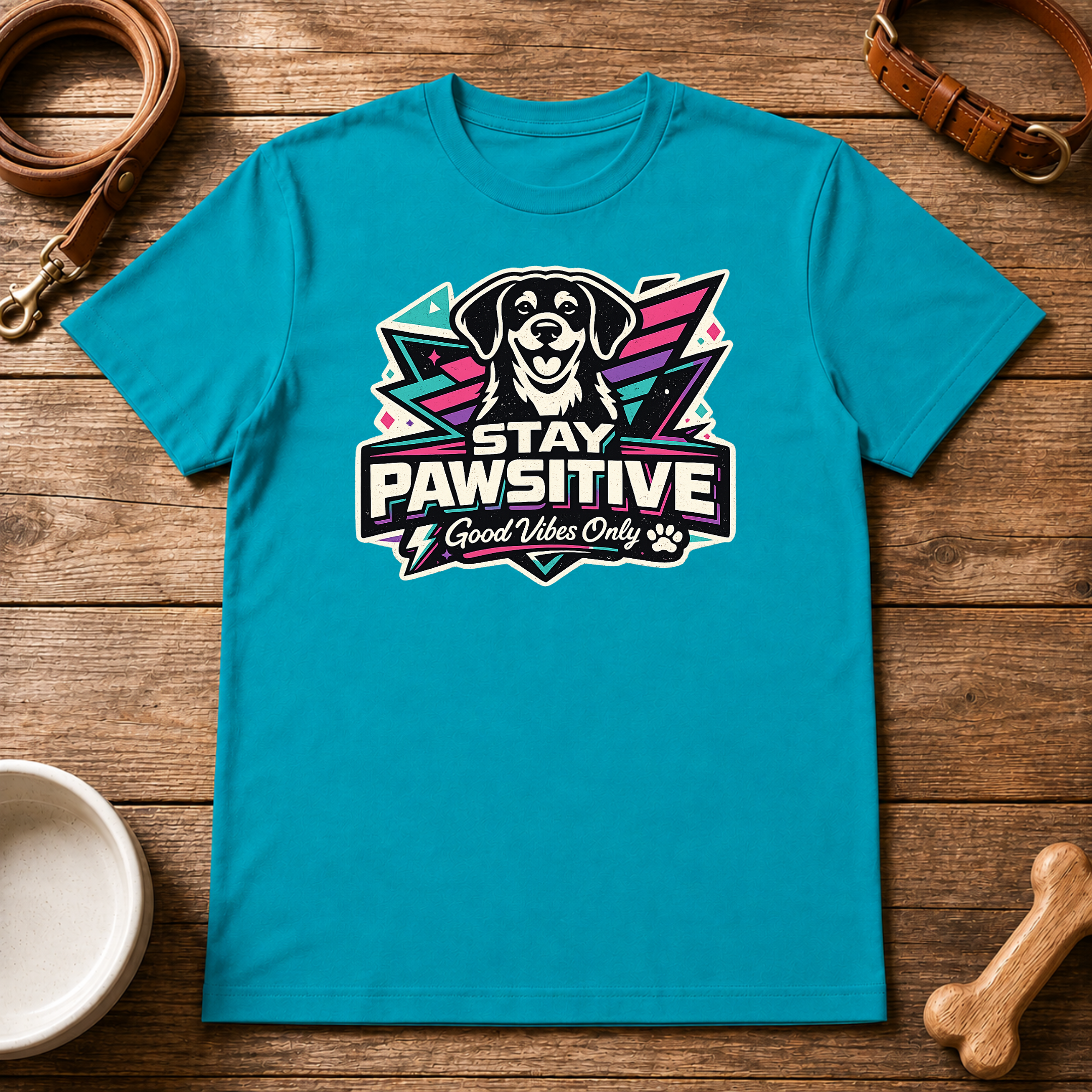 Stay Pawsitive T-Shirt