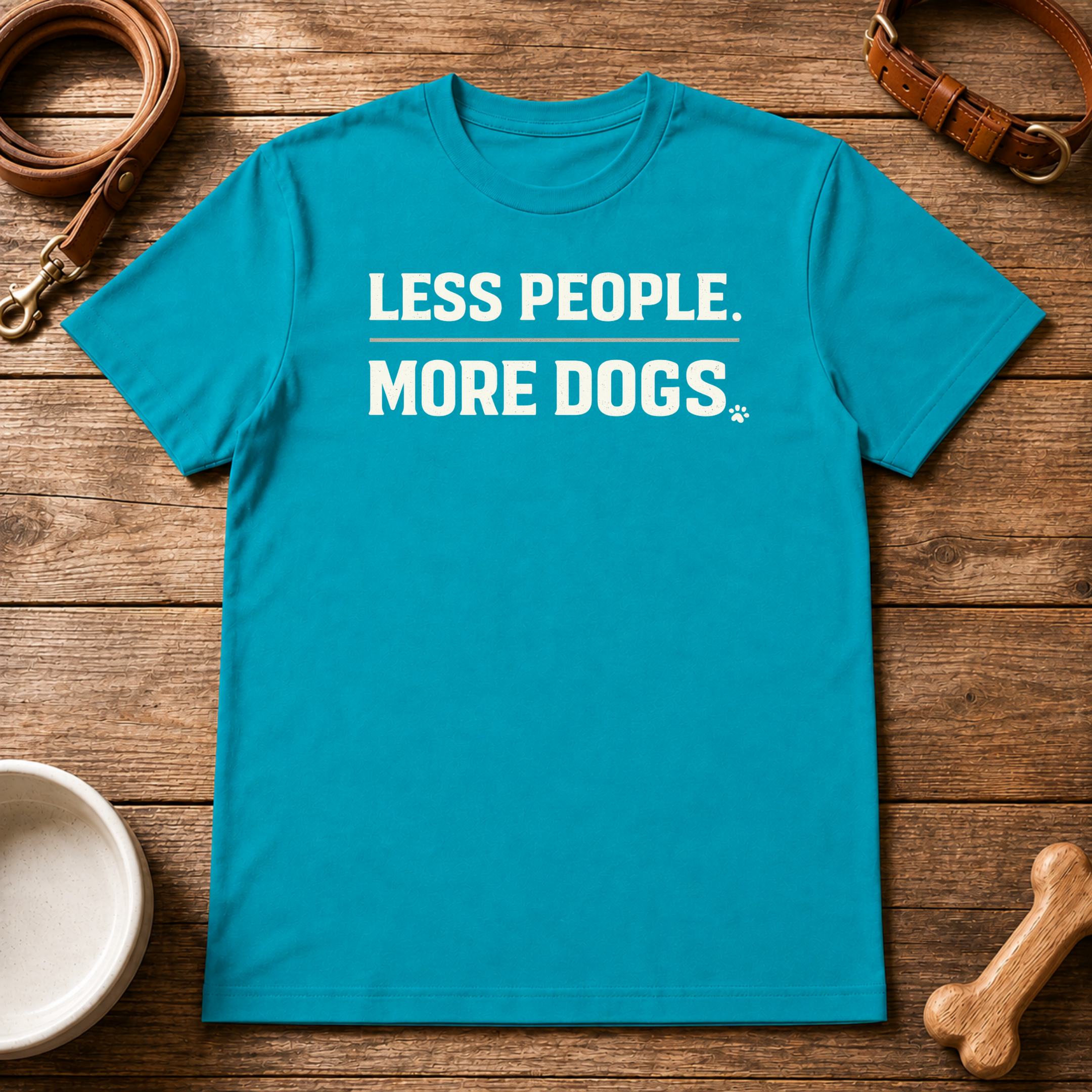 Less People More Dogs T-Shirt