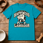 The Key to Happiness is a Labrador T-Shirt