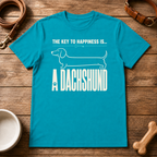 The Key to Happiness is a Dachshund T-Shirt