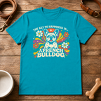 The Key to Happiness is a French Bulldog T-Shirt
