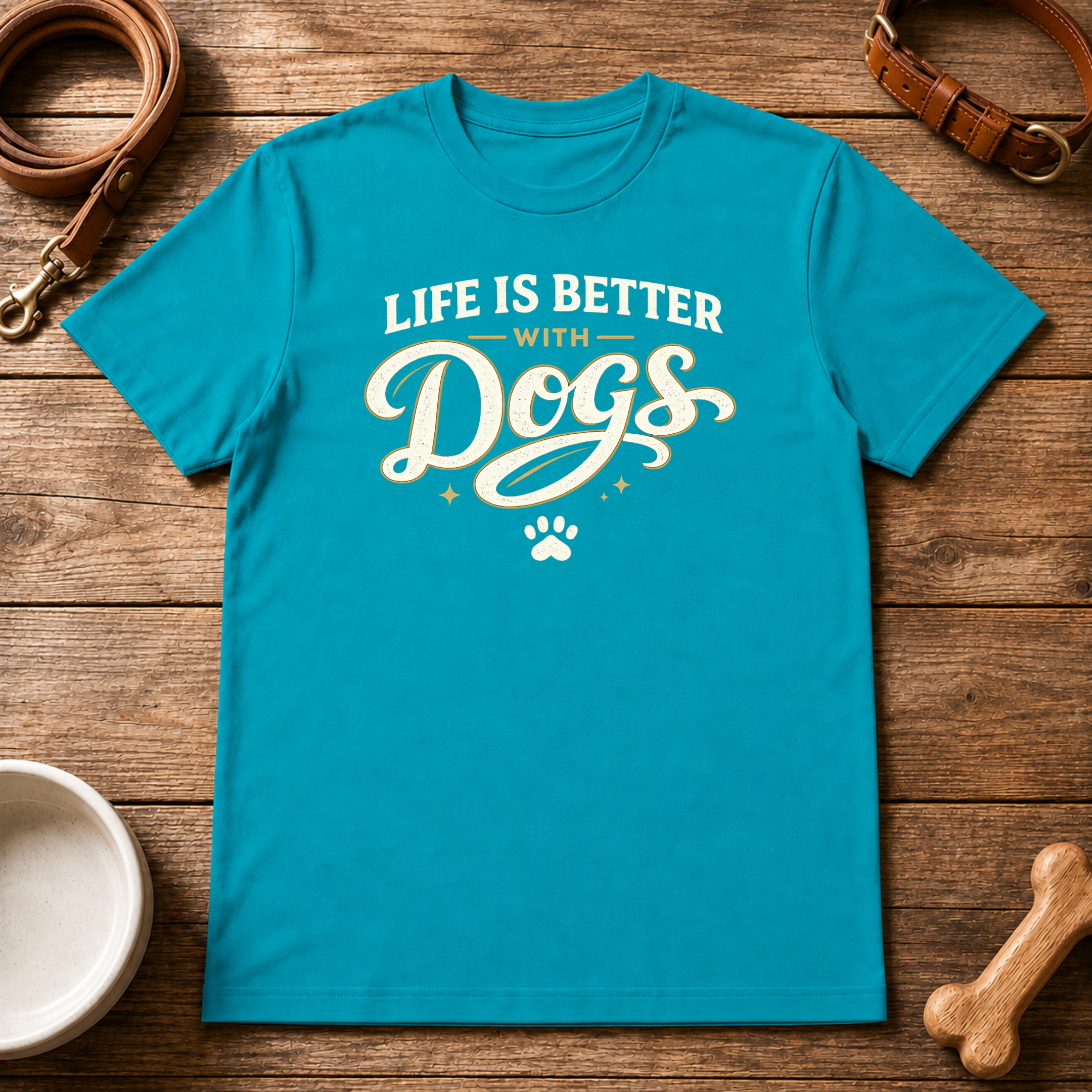 Life is Better with Dogs T-Shirt